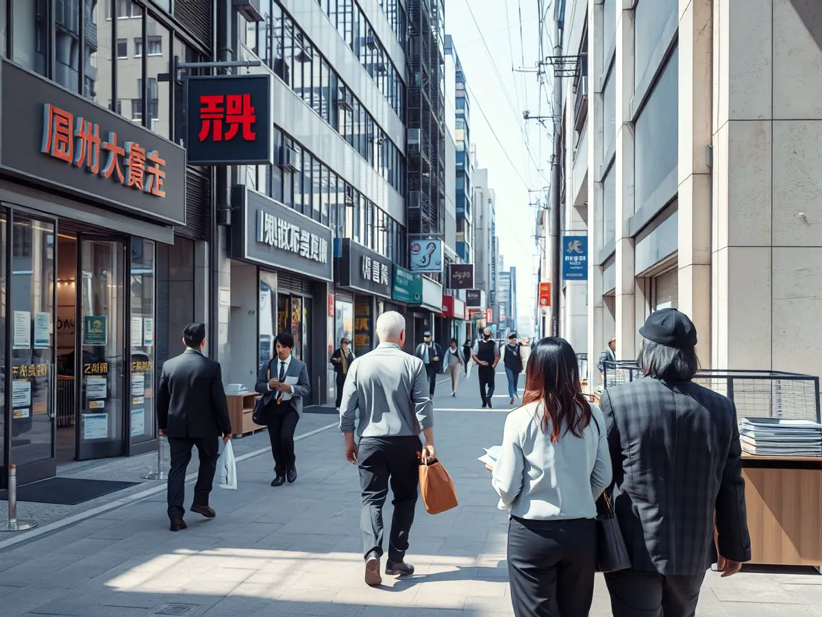 社区商业街现场考察场景